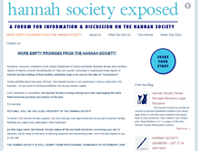Tablet Screenshot of hannahsocietyexposed.org